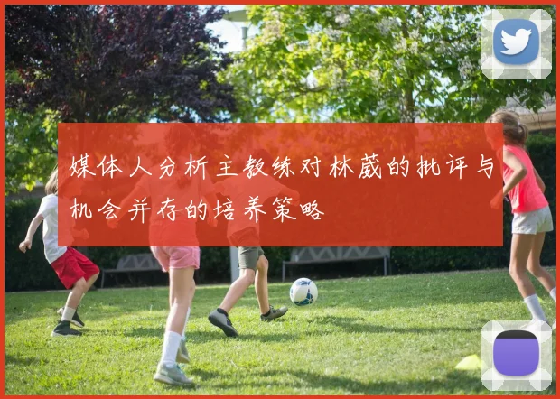 媒体人分析主教练对林葳的批评与机会并存的培养策略